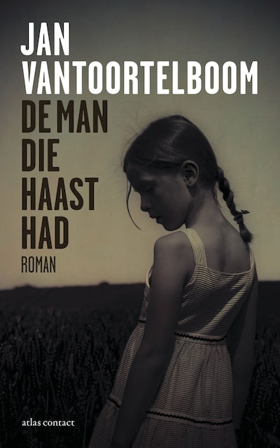 De man die haast had – omslag van het luisterboek van Jan Vantoortelboom