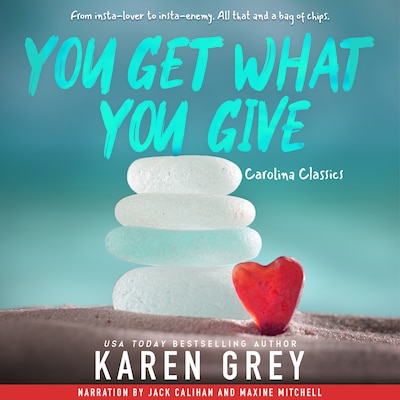 You Get What You Give – omslag til lydbogen af Karen Grey