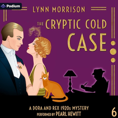 The Cryptic Cold Case – omslag til lydbogen af Lynn Morrison