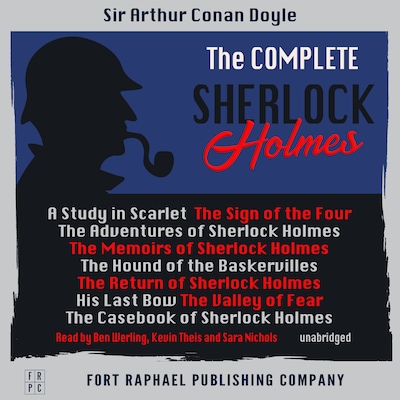 The Complete Sherlock Holmes Collection - Unabridged – omslag til lydbogen af Arthur Conan Doyle