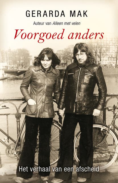 Voorgoed anders – omslag van het luisterboek van Gerarda Mak