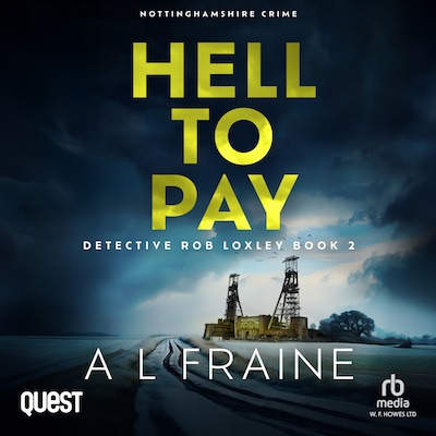 Hell To Pay – omslag til lydbogen af A. L. Fraine