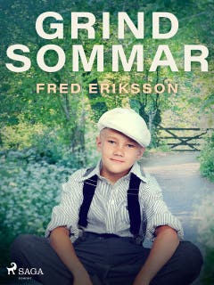 Grindsommar – omslag till ljudboken av Fred Eriksson