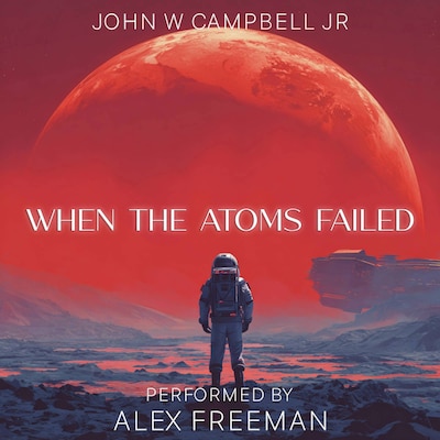 When the Atoms Failed – omslag til lydbogen af Jr. W. Campbell