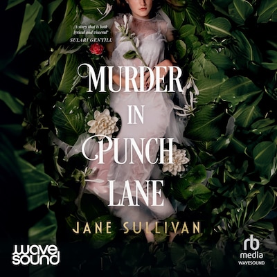 Murder in Punch Lane – omslag til lydbogen af Jane Sullivan