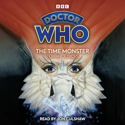 Doctor Who: The Time Monster – omslag til lydbogen af Terrance Dicks