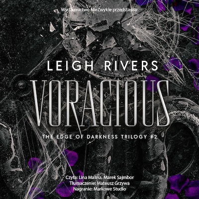 Voracious – okładka audiobooka, autor Leigh Rivers