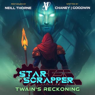 Twain's Reckoning – omslag till ljudboken av J.N. Chaney, Matthew A. Goodwin