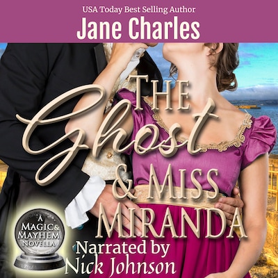 The Ghost & Miss Miranda – omslag til lydbogen af Jane Charles