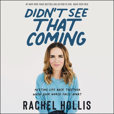Didn't See That Coming – omslag till ljudboken av Rachel Hollis