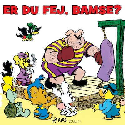 Er du fej, Bamse? – omslag til lydbogen af Rune Andréasson