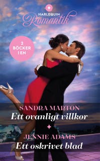 Ett ovanligt villkor / Ett oskrivet blad – omslag till ljudboken av Jennie Adams,Sandra Marton