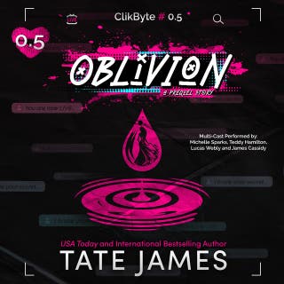 Oblivion: Clikbyte #0.5 – omslag till ljudboken av Tate James