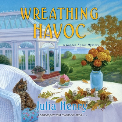 Wreathing Havoc – omslag til lydbogen af Julia Henry