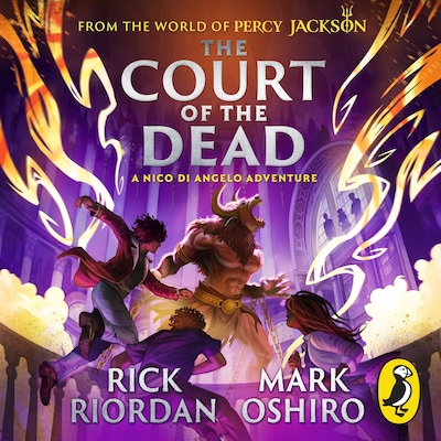 From the World of Percy Jackson: The Court of the Dead (The Nico Di Angelo Adventures) – omslag til lydbogen af Rick Riordan, Mark Oshiro