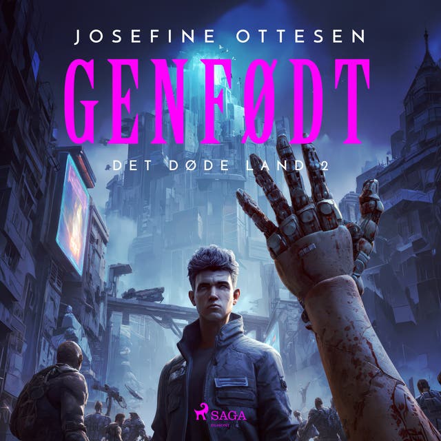 Det døde land 2. Genfødt – omslag til lydbogen af Josefine Ottesen