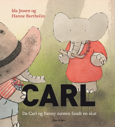 Da Carl og Fanny næsten fandt en skat – omslag til lydbogen af Ida Jessen, Hanne Bartholin