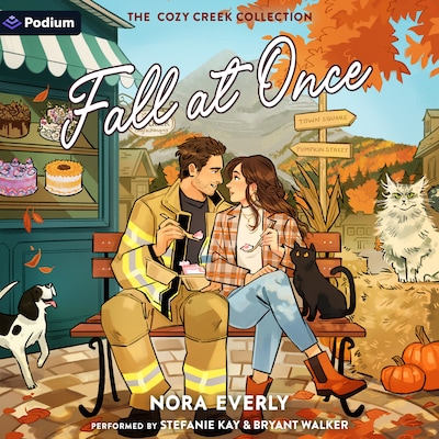 Fall at Once – omslag til lydbogen af Nora Everly