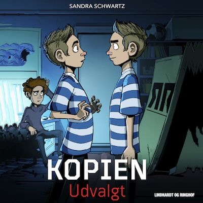 Kopien - Udvalgt – omslag til lydbogen af Sandra Schwartz