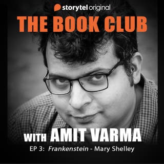 Frankenstein – omslag till ljudboken av Amit Varma