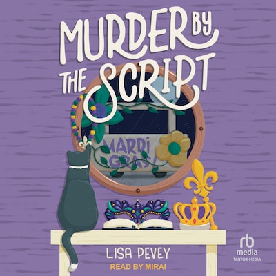 Murder By the Script – omslag til lydbogen af Lisa Pevey