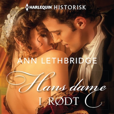 Hans dame i rødt – omslag til lydbogen af Ann Lethbridge