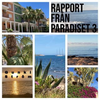 Rapport från Paradiset 3 – omslag till ljudboken av Gunki Ström