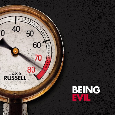 Being Evil – omslag til lydbogen af Luke Russell