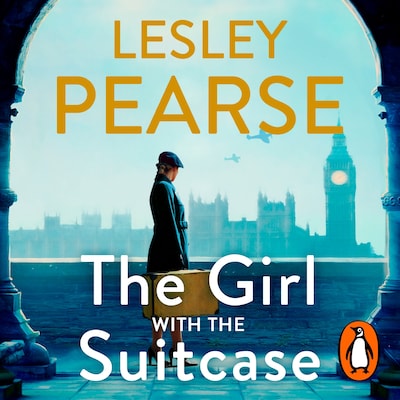 The Girl with the Suitcase – omslag til lydbogen af Lesley Pearse