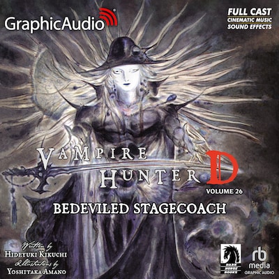 Bedeviled Stagecoach [Dramatized Adaptation] – omslag til lydbogen af Hideyuki Kikuchi, Yoshitaka Amano