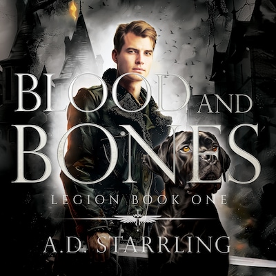 Blood and Bones – omslag til lydbogen af A.D. Starrling