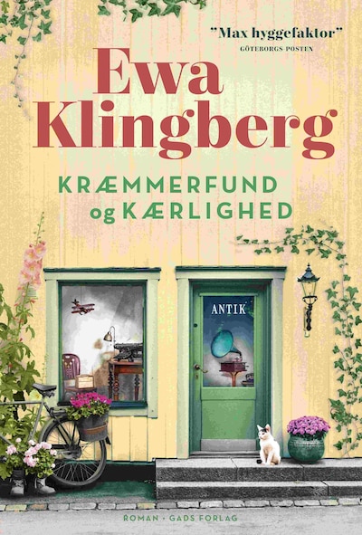 Kræmmerfund og kærlighed – omslag til lydbogen af Ewa Klingberg