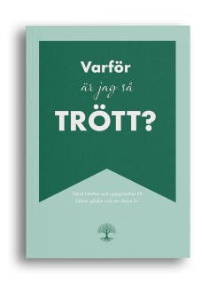Varför är jag så trött? – omslag till ljudboken av Liz Wirdenius