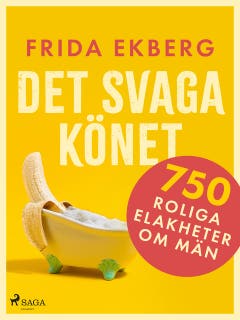 Det svaga könet: 750 roliga elakheter om män – omslag till ljudboken av Frida Ekberg