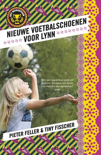 Nieuwe voetbalschoenen voor Lynn – omslag van het luisterboek van Pieter Feller,Tiny Fisscher