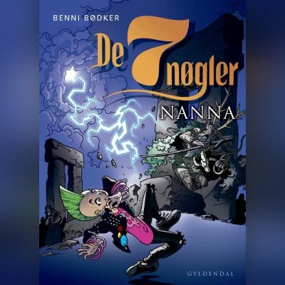 De syv nøgler - Nanna – omslag til lydbogen af Benni Bødker