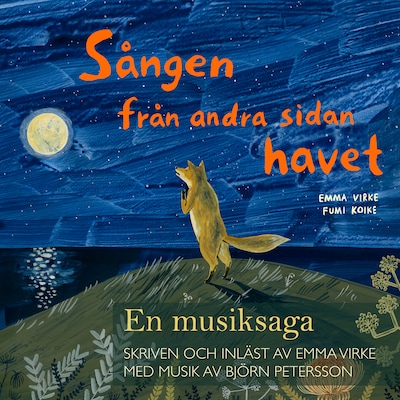 Sången från andra sidan havet - En musiksaga – omslag till ljudboken av Emma Virke