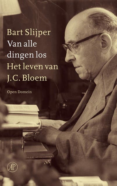Van alle dingen los: het leven van J.C. Bloem – omslag van het luisterboek van Bart Slijper