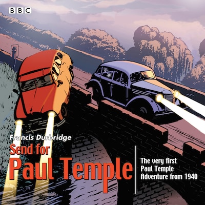 Send for Paul Temple – omslag til lydbogen af Francis Durbridge