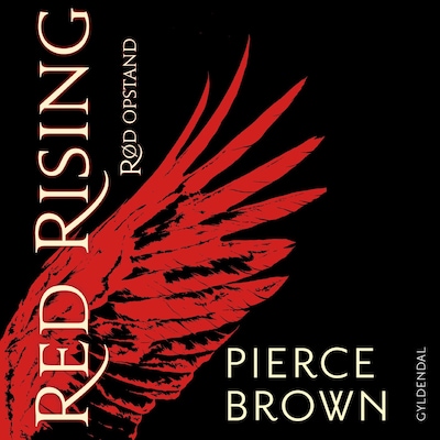 Red Rising 1 - Rød opstand – omslag til lydbogen af Pierce Brown