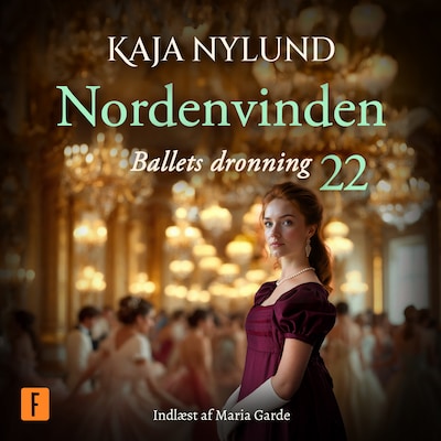 Ballets Dronning – omslag til lydbogen af Kaja Nylund