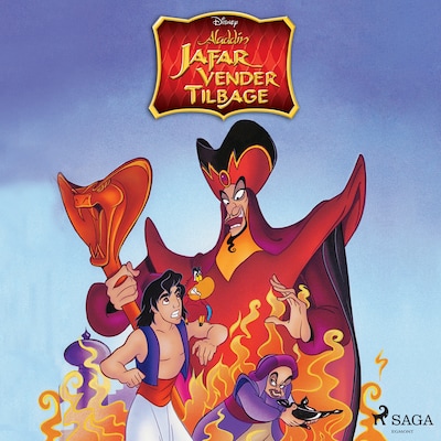 Aladdin - Jafar vender tilbage – omslag til lydbogen af Disney
