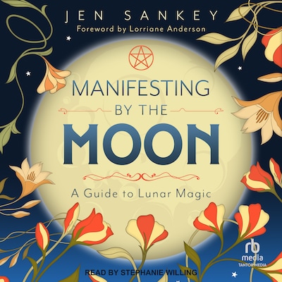 Manifesting by the Moon – omslag til lydbogen af Jen Sankey