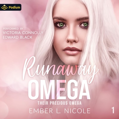 Runaway Omega – omslag til lydbogen af Ember L. Nicole