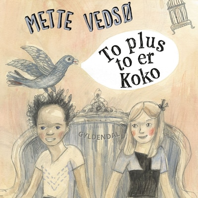 To plus to er Koko – omslag til lydbogen af Mette Vedsø
