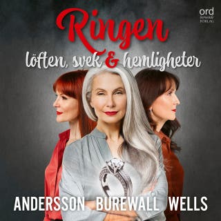 Ringen: Löften, svek och hemligheter – omslag till ljudboken av Christine Burewall,Maria Wells,Pia Andersson