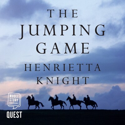 The Jumping Game – omslag til lydbogen af Henrietta Knight