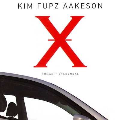 X – omslag til lydbogen af Kim Fupz Aakeson