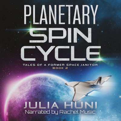 Planetary Spin Cycle – omslag til lydbogen af Julia Huni