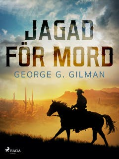Jagad för mord – omslag till ljudboken av George G. Gilman